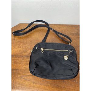 Travelon Black Cross body Messenger Bag Purse Handbag Crossbody Travel Zip Pocke